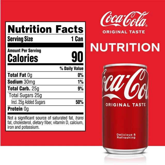 Coca-Cola Mini Soda 7.5oz. Can – A&A